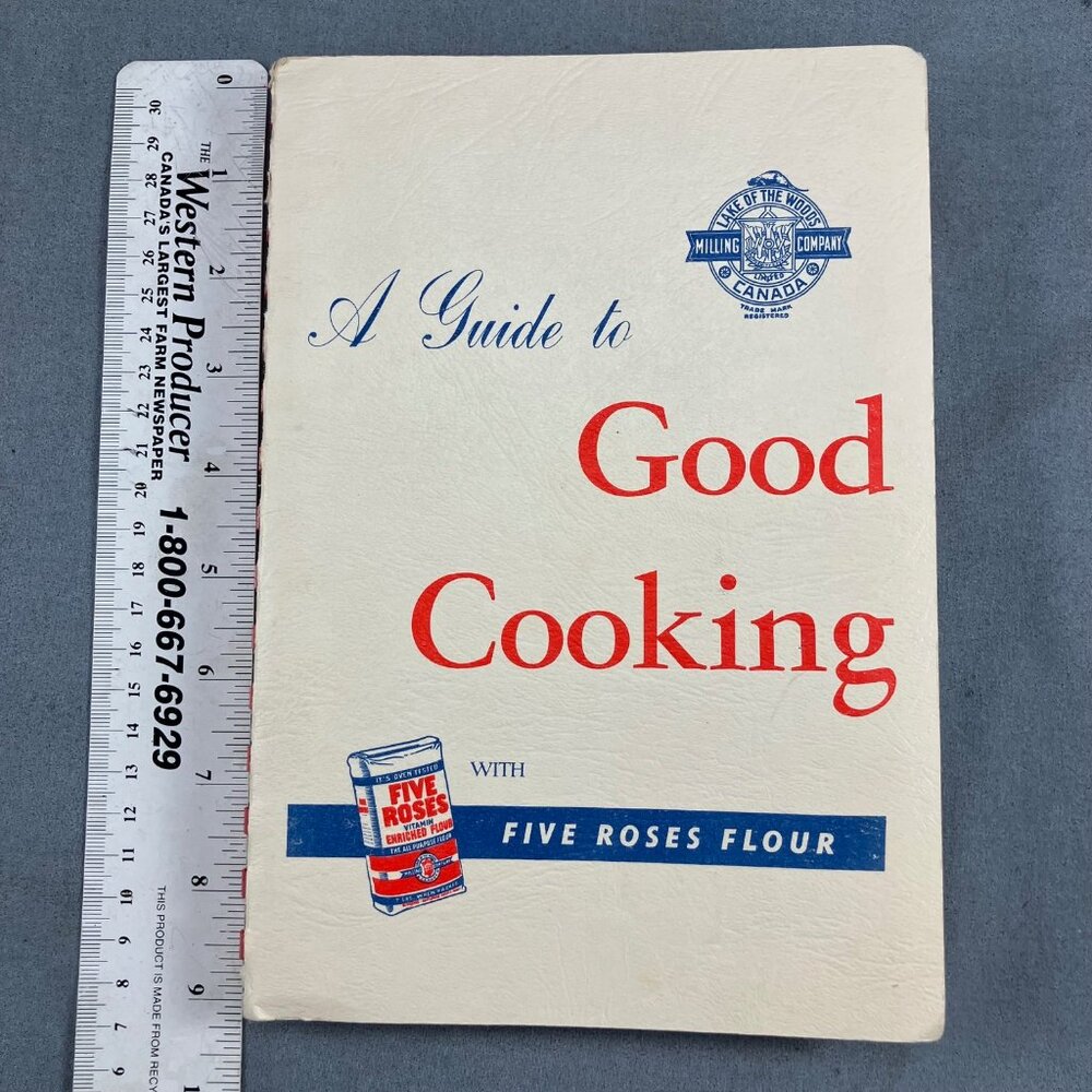 1954 Vtg Five Roses Flour Guide to Good Cooking Recipe Book Cookbook